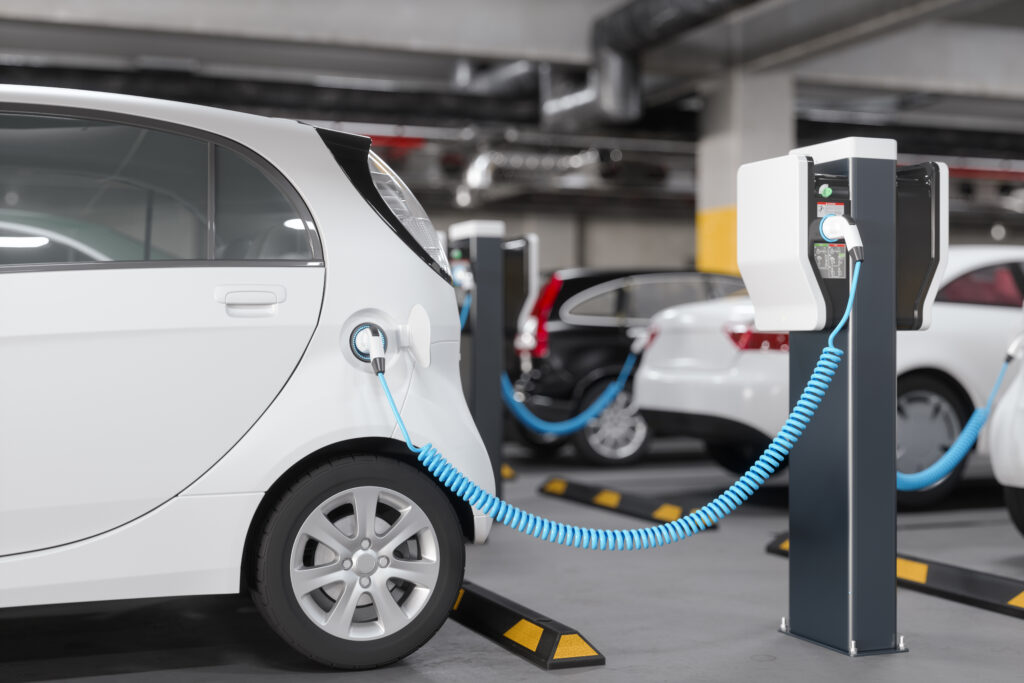 EV charging in a secure residential basement